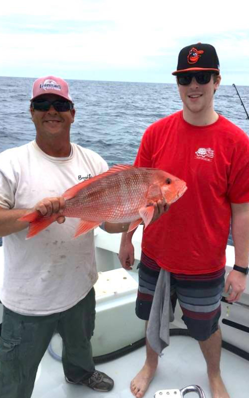Red Snapper with client